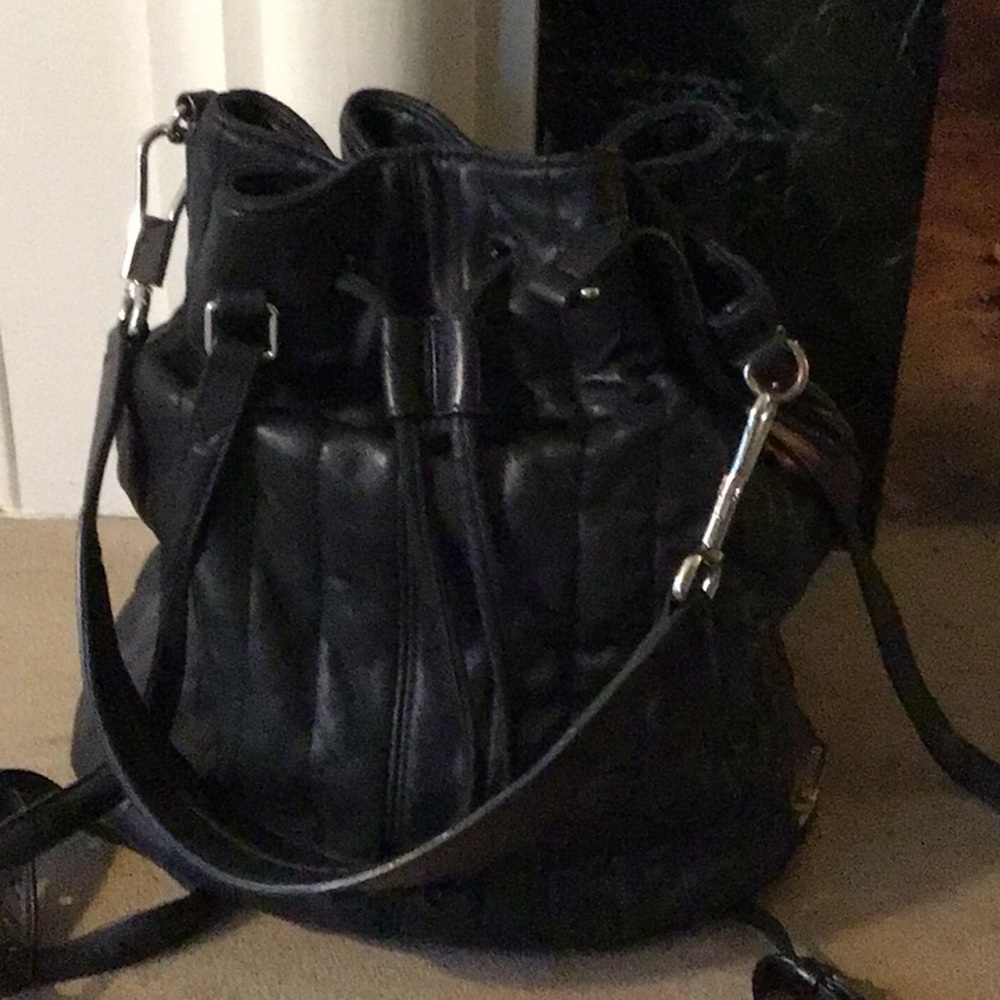 Elizabeth And James Leather Connie Sling Bucket Bag View 4